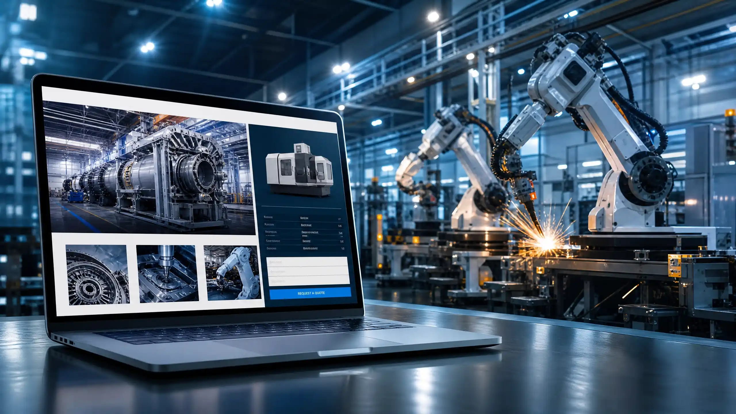 Makine ve Endüstriyel Ekipman Firmaları İçin B2B Web Sitesi Rehberi