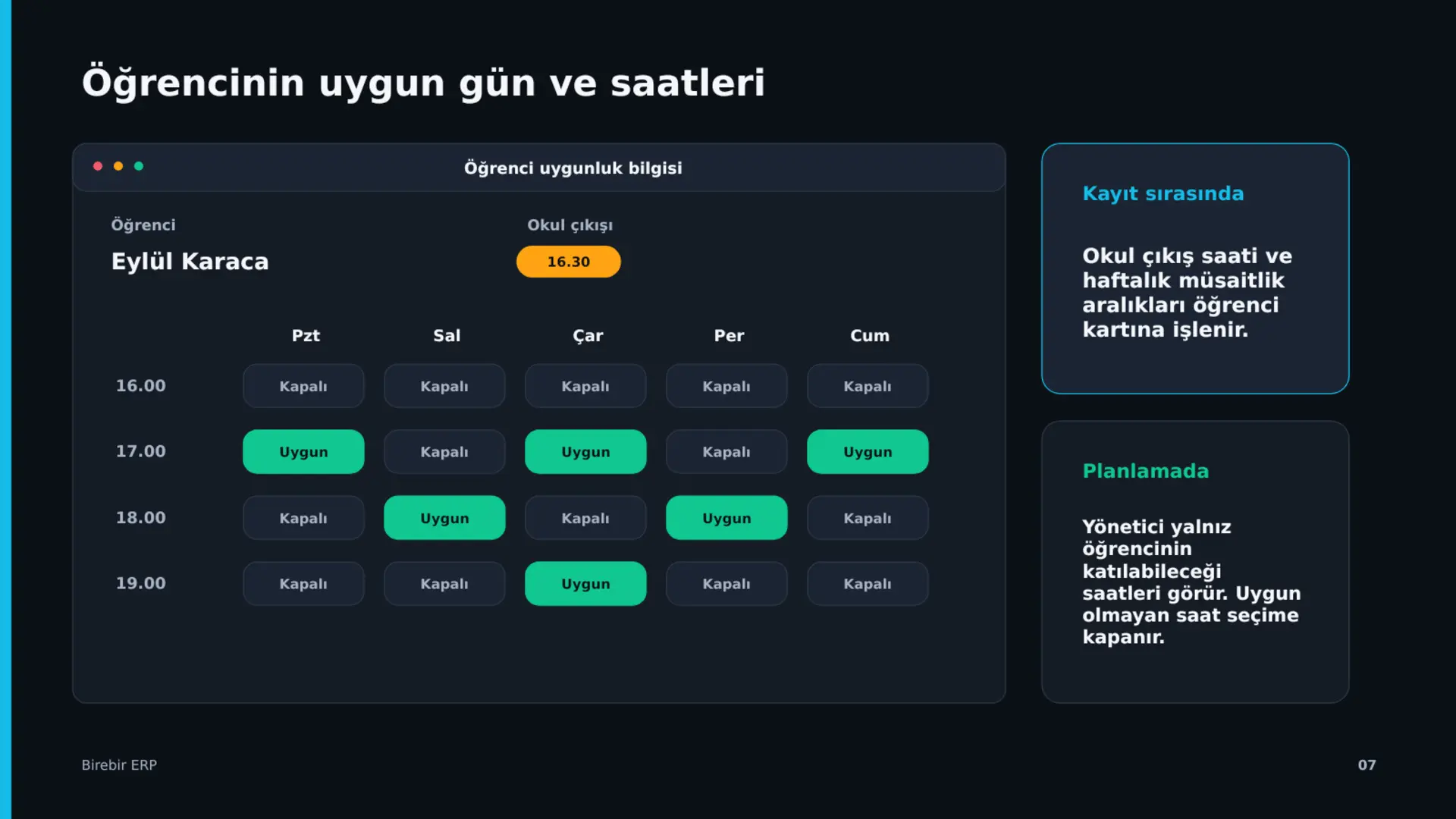 Edu Öğrenci İşleri ve Eğitim Kurumu Yönetim Programı
