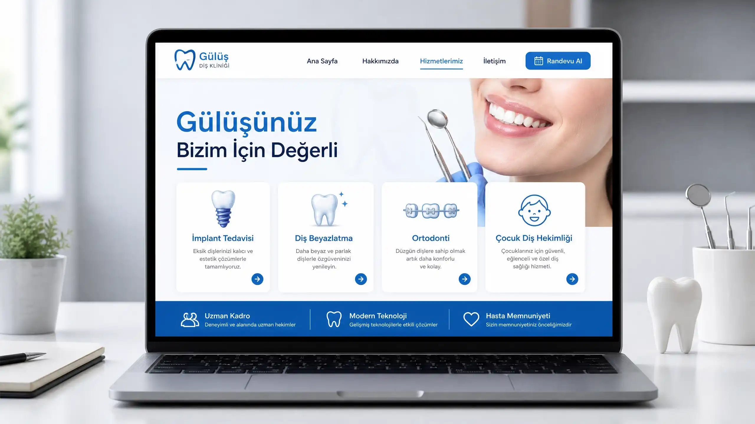 Diş Hekimi / Klinik Web Sitesi
